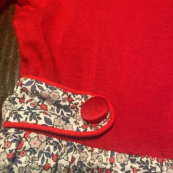 Callie Red Fleece Dress Marco & Lizzy 2T - Picture 4 of 10